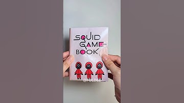 Squid Game Game Book 오징어 게임 게임북 #squidgame #gamebook #papercrafts #diy #diycrafts #오징어게임 #게임북 #종이놀이