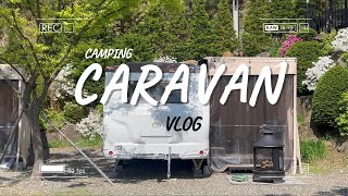 [VLOG] 포천으로 떠난 카라반여행 , 바베큐, 불멍 그리고 마시멜로우까지 완벽했다. | 포천여행 | 남이섬 | 스푼글램핑 | 신상글램핑 | 꾸기