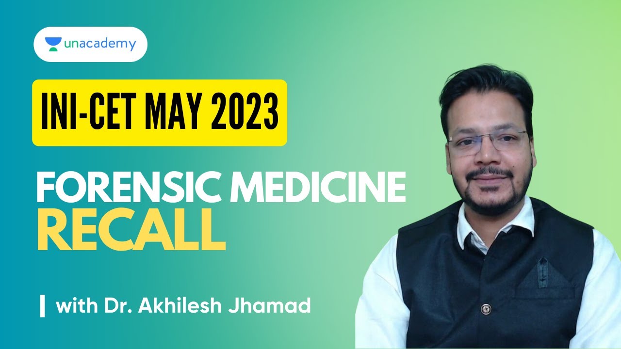 INi-CET, май 2023 г., Вопросы по судебно-медицинской экспертизе | Доктор Ахилеш Джамад
