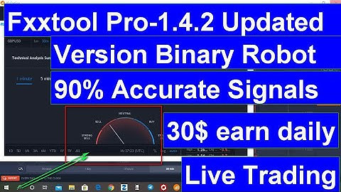 FxxTool Pro 1.4.2 Binary Robot 90% Accurate Signals With Live Trading/Updated Version