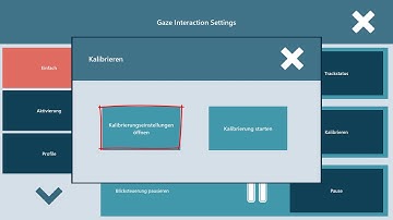 Tobii Dynavox I-Serie (I-13 & I-16) -  Kalibrierung einstellen und durchführen