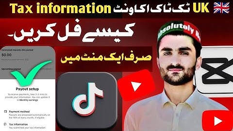 Tax Information TikTok How To FillOut TikTok Tax Information | TikTok creator rewards program [2025]
