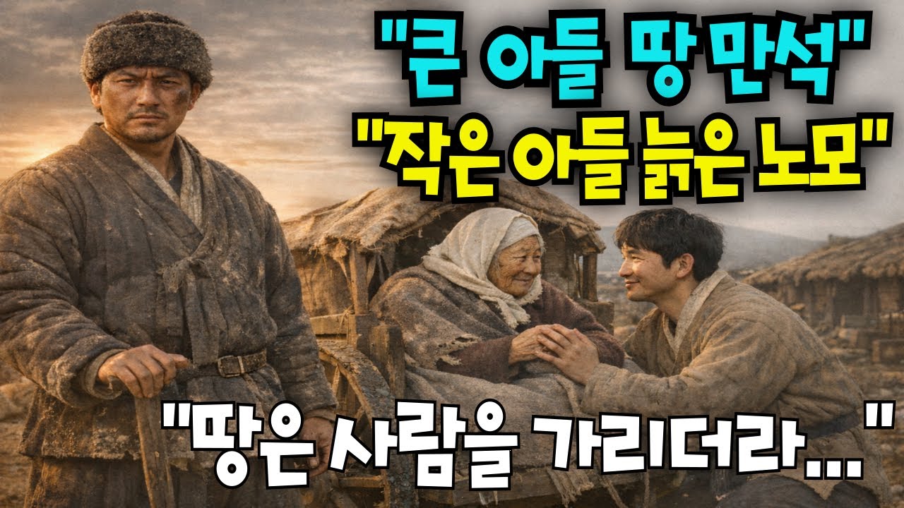 [조선야담]땅을 선택한 형, 사람을 선택한 동생…결말에 모두가 울었다