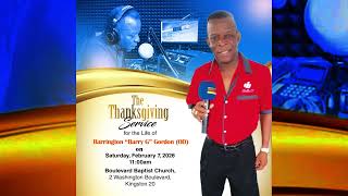 Barry “G” Gordon Funeral. (Full HD)