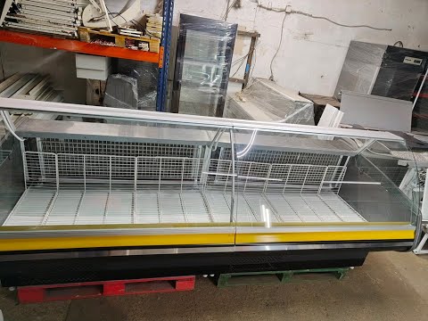 Вітрина морозильна бу 3 м, видео 1