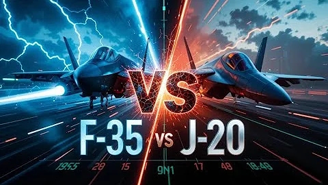 F 35 vs J 20 ✈ Who Wins the Stealth War 🔥 Ultimate Fighter Jet Showdown!