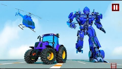 Tractor Robot Transform Car War Part-1 | Rescue City Moto Robot Android GamePlay | By Game Crazy