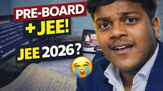 Preboards + JEE Together 😰 | 12th Class Reality | Study Vlog #2