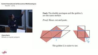 Diana Davis: Billiards on regular polygons