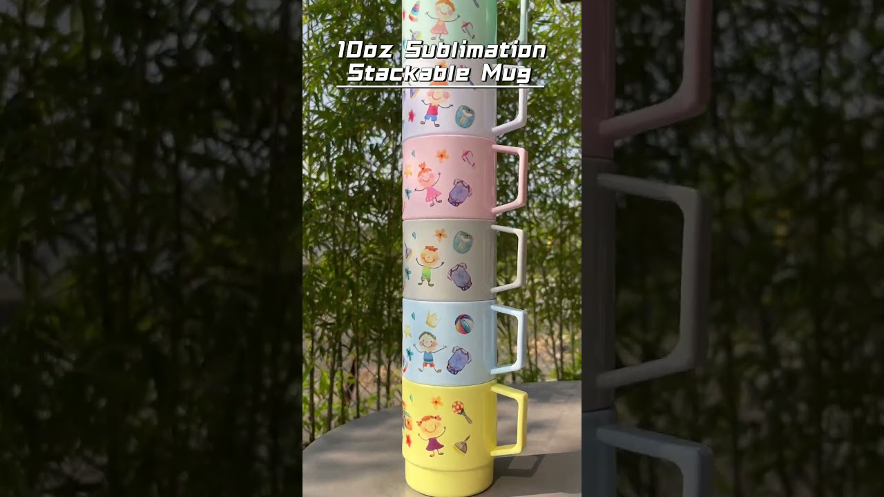 Sublimate, Stack, and Save Space – Customize Your Cup!