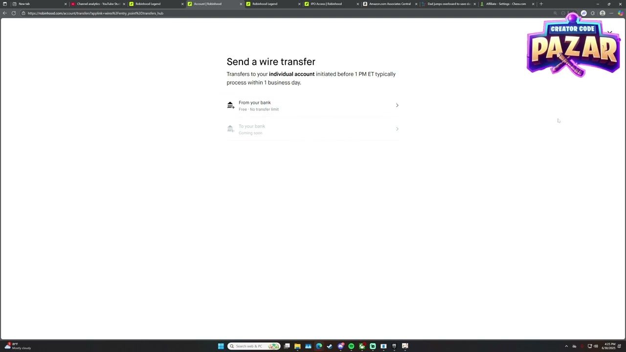 How to Send a Wire Transfer Robinhood Quick Guide