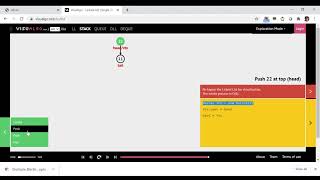 6e Animation of LinkedList Implementation of Stack