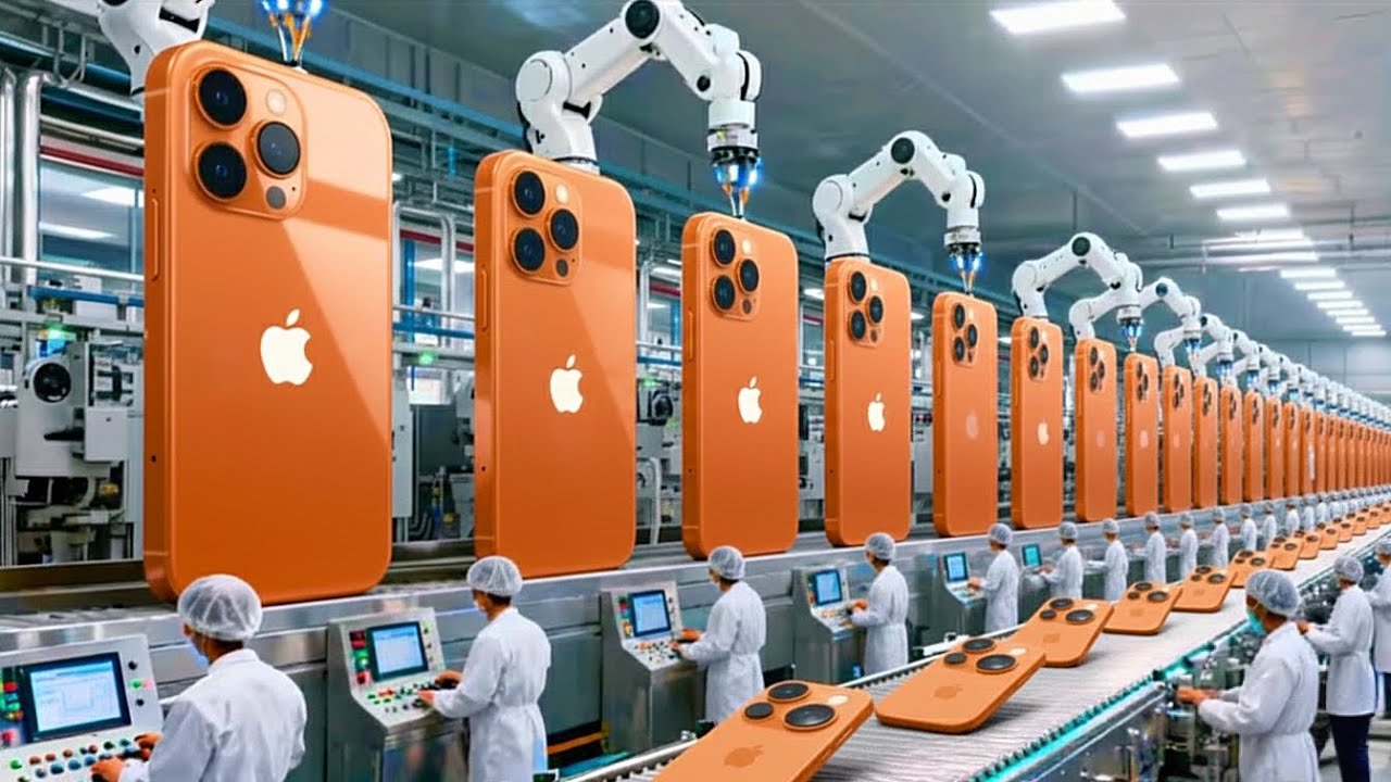 Inside the Apple Factory: Manufacturing the Orange Titanium iPhone 17 Pro Max (Full Process)