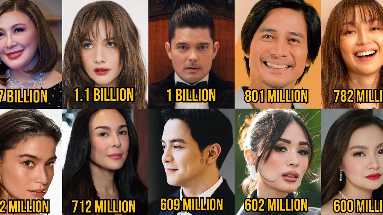 LOOK RICHEST CELEBRITIES NGAYONG 2023 SA PHILIPPINE SHOWBIZ INDUSTRY