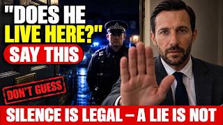 🚨 If Police Knock and Ask Does He Live Here — Say THIS (Saying the Wrong Thing Is an Offence)