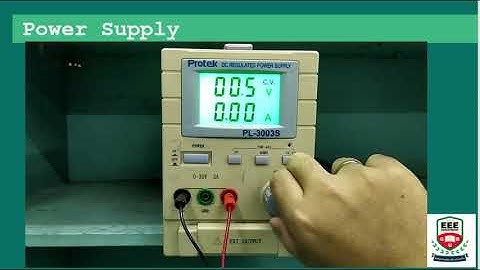 EEE 214| Electronics Lab|  Exp.1|  Study of Diode I V Characteristics.