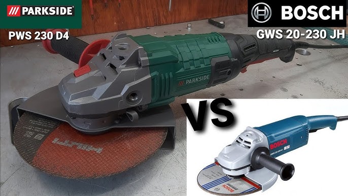 New Parkside PWS 125 G6 angle grinder vs BOSCH PWS 750 vs Performance X 20  TEAM - YouTube