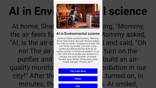 AI in health but for only monitoring air quality &amp; airborne pathogens! In our free childrens' AIbook