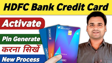How to Set Pin For Your Hdfc Bank Credit Card | How To Activate HDFC Bank Credit Card Online 