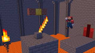 NSMB Castle theme remixed in Minecraft Noteblocks