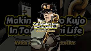 Jotaro Kujo in Tomodachi Life with the Pro Controller ✨💪 #tomodachilife #nintendo  #anime #meme