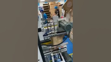 Food industrial carton box tape sealing packing machine box end packing line