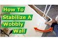 How to Stabilize Wobbly Half Wall (Kitchen Remodel Knee Walls) How to Stabilize Wobbly Half Wall (Kitchen Remodel Knee Walls)
