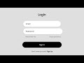 Modern login form using html  css