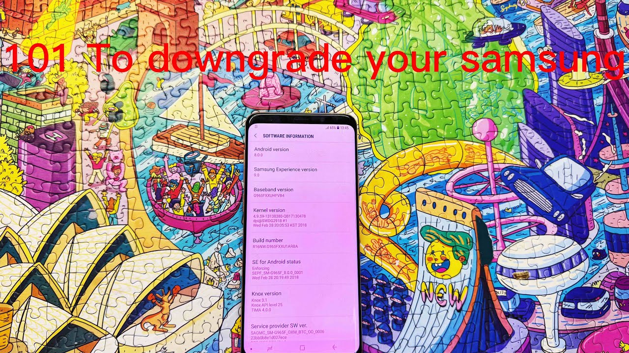 101 To downgarding a samsung