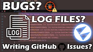 How to read log files to find bugs? Writing GitHub Issues? #Flaxengine
