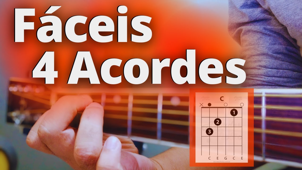 2 Músicas Fáceis de Jorge e Mateus no Violão, Com Apenas 4 Acordes (Simplificadas)