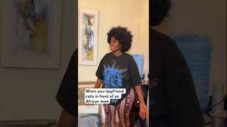 When your boyfriend calls infront of African mother #trendingvideo #funny #comedy #duet