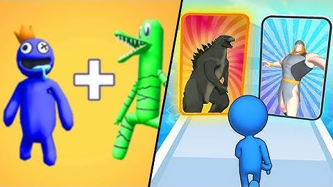 Merge Rainbow 3D Run | Monster Draft / All Level Gameplay: Android,iOS - New APK Mod