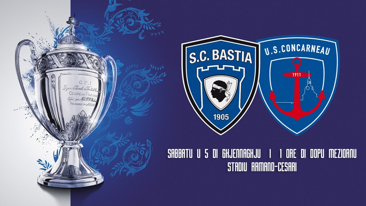 SC Bastia (N3) - US Concarneau (N)  ⁞⁞  Coupe de France 2018-19  ⁞⁞  Résumé/Highlights