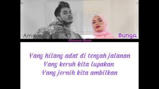Belai- Amsyar Lee & Bunga (Color coded lyrics malay)(read description)