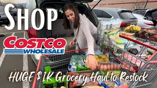 HUGE $1,000 COSTCO HAUL Restocking Food for My Large Family After a Pantry Challenge (MOM OF 6) by Rowes Rising 31,717 views 2 months ago 19 minutes