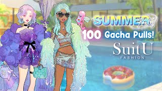100 Gacha Pulls  Summer Party EventSuitU Fashion Game