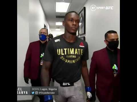 Israel Adesanya Entrance