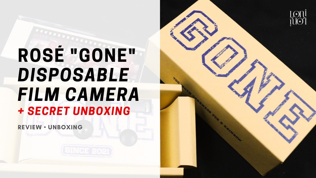 Rosé GONE Disposable Film Camera Review + Secret Unboxing