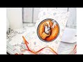 Видео #11 - МК открытки с окошком - Раскрашиваю копиками (Copic Markers)
