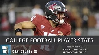 Top 10 Passing, Rushing And Receiving Leaders In College Football So Far This Season