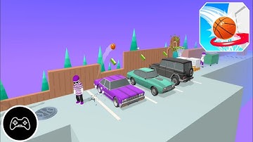 Bounce Dunk - Basketball Game: Gameplay Walkthrough Part 4 (IOS, Android)(Funny Game)