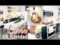 IDEAS PARA DECORAR LA COCINA EN NAVIDAD!  Decorando mi  COCINA  ✨ + Diy  (DECORA CONMIGO) | CarolaMM