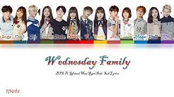 BTS X Gfriend Wednesday Family Color Coded Lyrics (Han/Rom/Indo sub) lirik terjemahan  - Durasi: 2:37. 