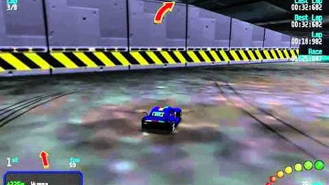 Re-Volt Custom Track R2049 Melee by Dyspro50, 8 Lap Race