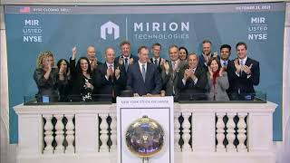 Mirion Technologies Inc. (NYSE: MIR) Rings The Closing Bell®