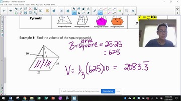 Unit 9: Day 6 - Pyramids and Volume