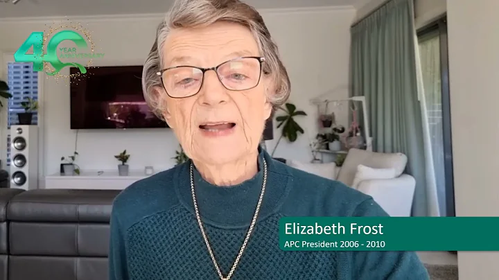 Elizabeth Frost OAM celebrates 40 years of APC