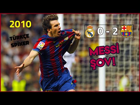Real Madrid 0-2 Barcelona | 2009-10 La Liga - Türkçe Spiker