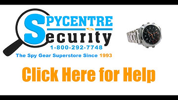 How To - Time & Date Stamp for 1080P Concealed Camera Watch